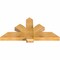 Ekena Millwork Redmond Rough Sawn Timber Gable Bracket, Western Red Cedar, 48"W x 24"H x 4"D x 6"F, 12/12 Pitch GBW048X24X0406RED00RWR - alternate 3